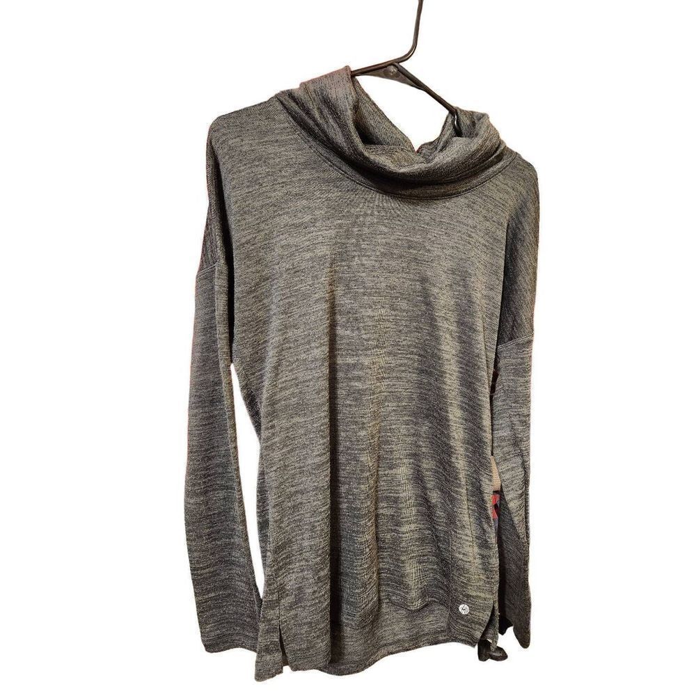 90° M turtleneck top grey